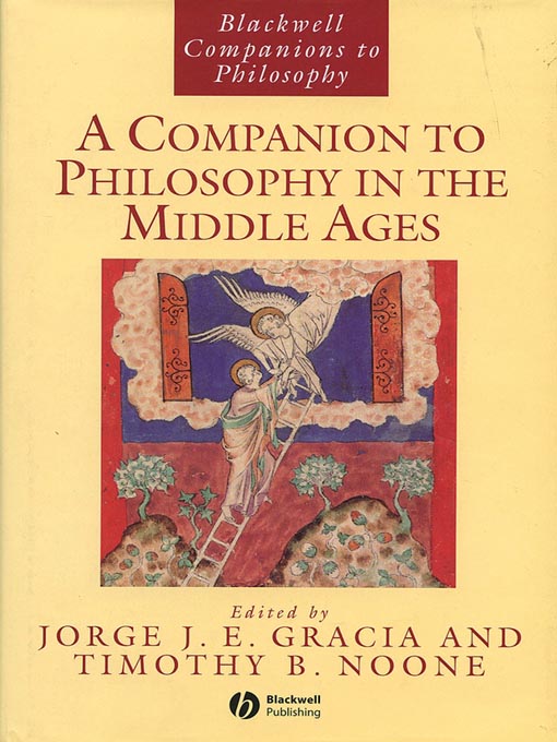 A Companion to Philosophy in the Middle Ages cover